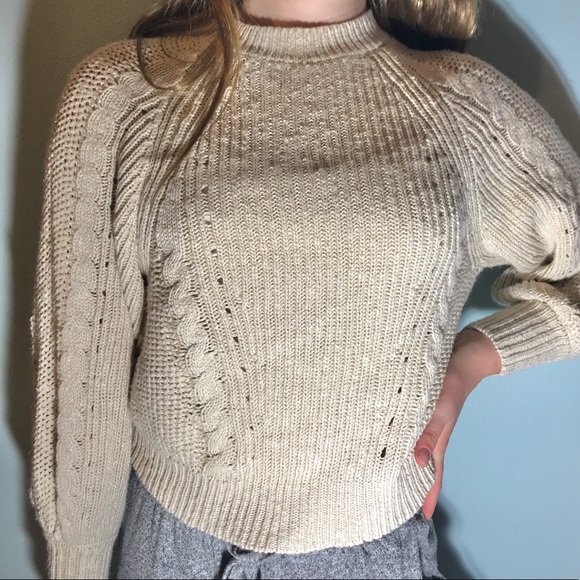 American Eagle Textured Turtleneck Sweater - Picture 2 of 3